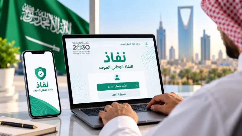 فتح حساب في النفاذ الوطني