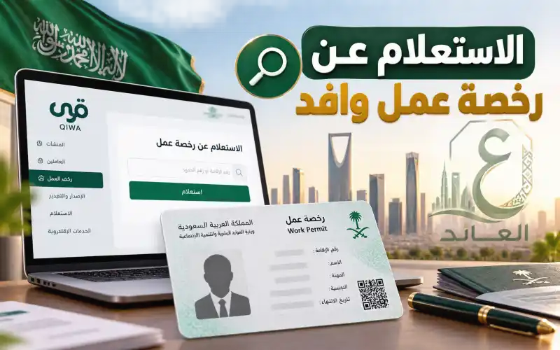 الاستعلام عن رخصة عمل وافد عبر منصة قوى ورسوم التجديد