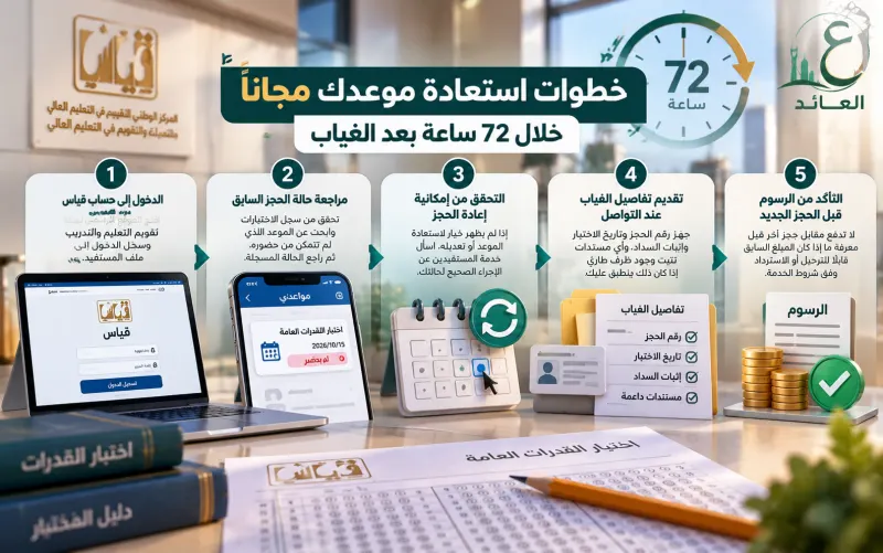 طريقة التقديم على اختبار القدرات
