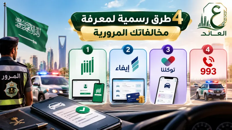 طرق الاستعلام عن المخالفات المرورية