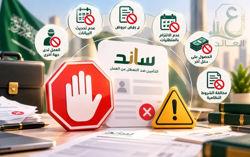 حالات إيقاف صرف ساند والأخطاء التي تؤثر في الاستحقاق