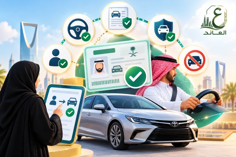 تعيين مستخدم مؤهل للسيارة في السعودية