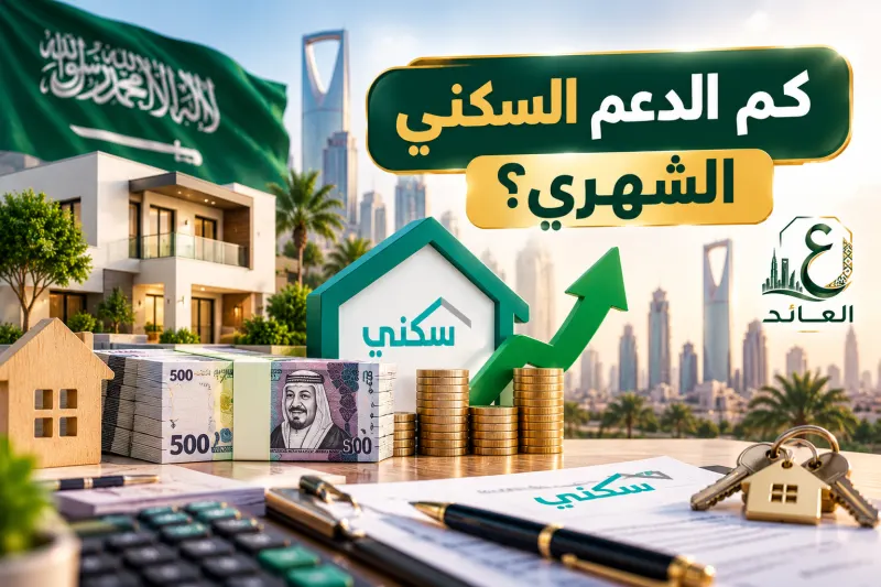 صورة توضيحية عن كم الدعم السكني الشهري في السعودية وشروط الاستفادة من برنامج سكني.
